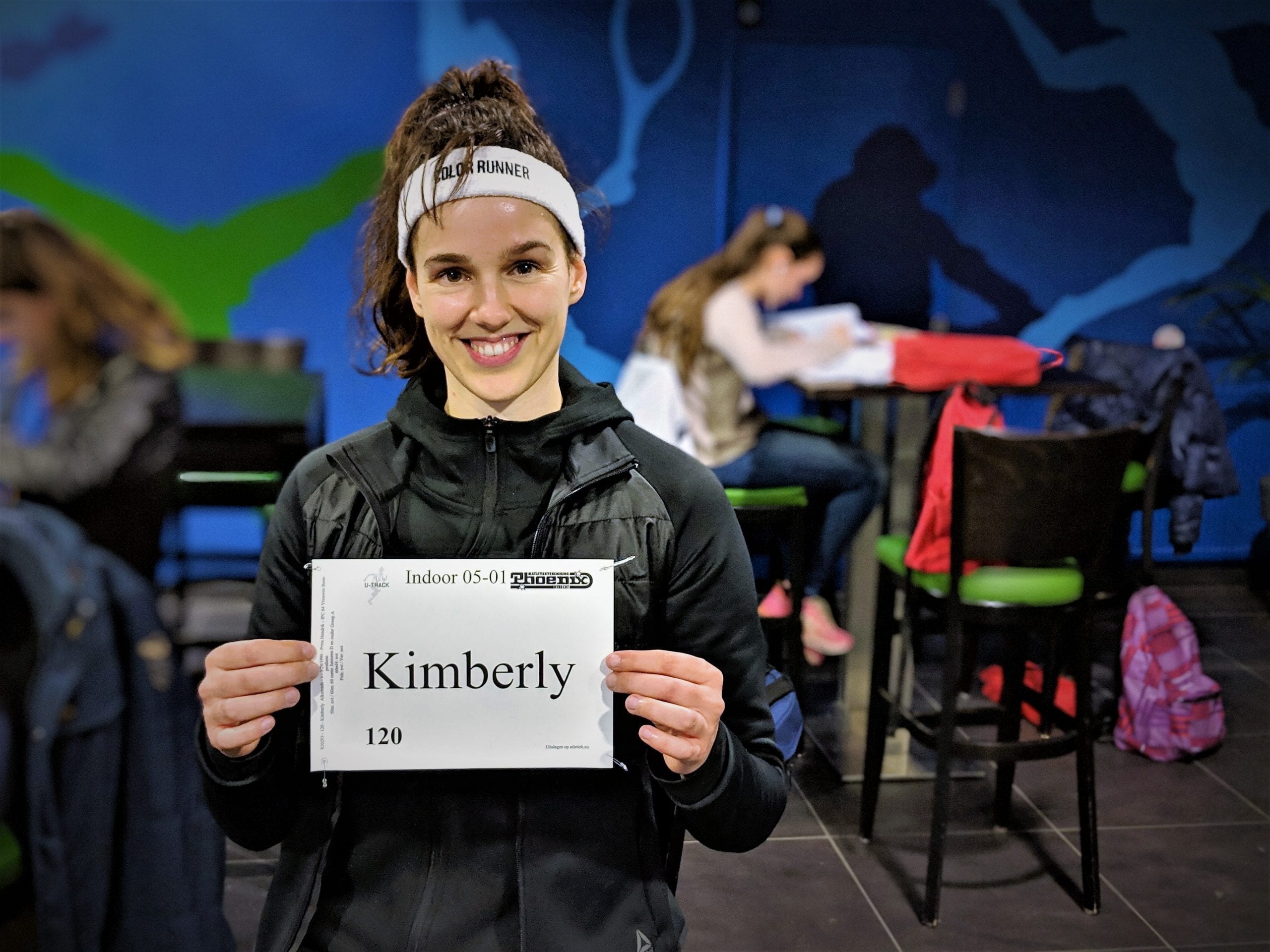 Indoor sprinten is toch even anders.