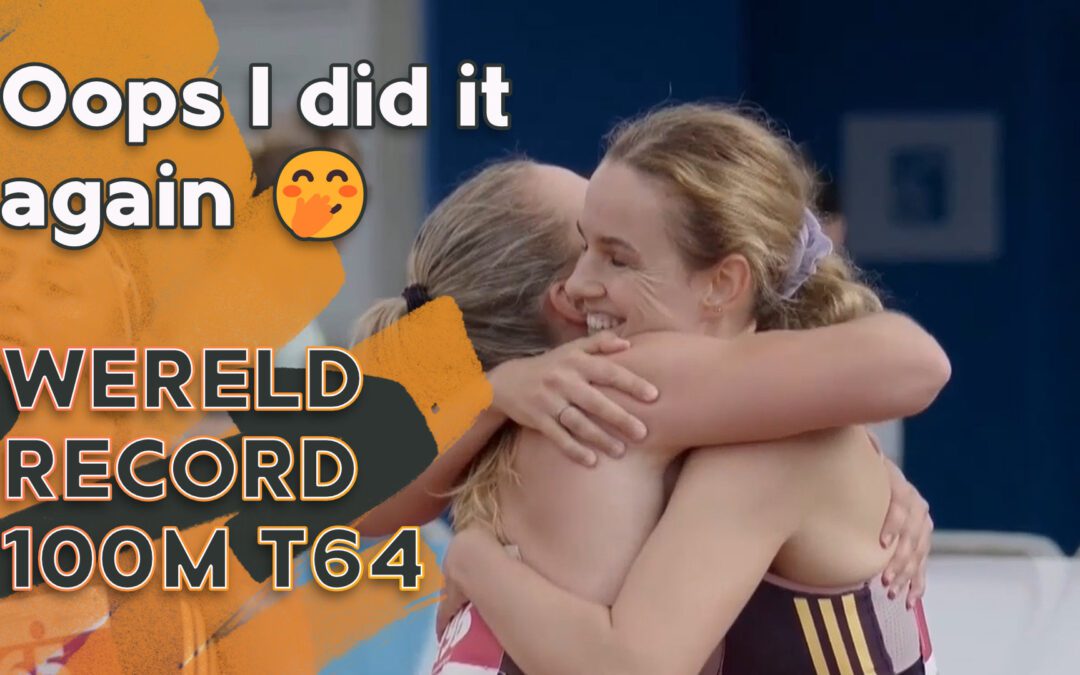 Oops I did it again, het Wereld Record 100m T64 komt op mijn naam